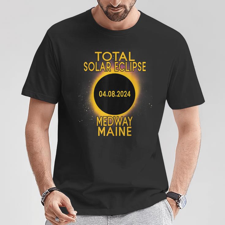 Medway Maine Total Solar Eclipse 2024 T-Shirt Unique Gifts