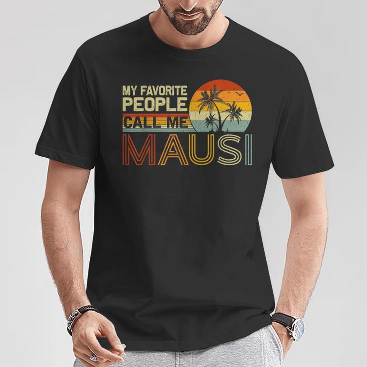 Meine Lieblingsmenschennen Mich Mausiintage Retro Mausi T-Shirt Lustige Geschenke