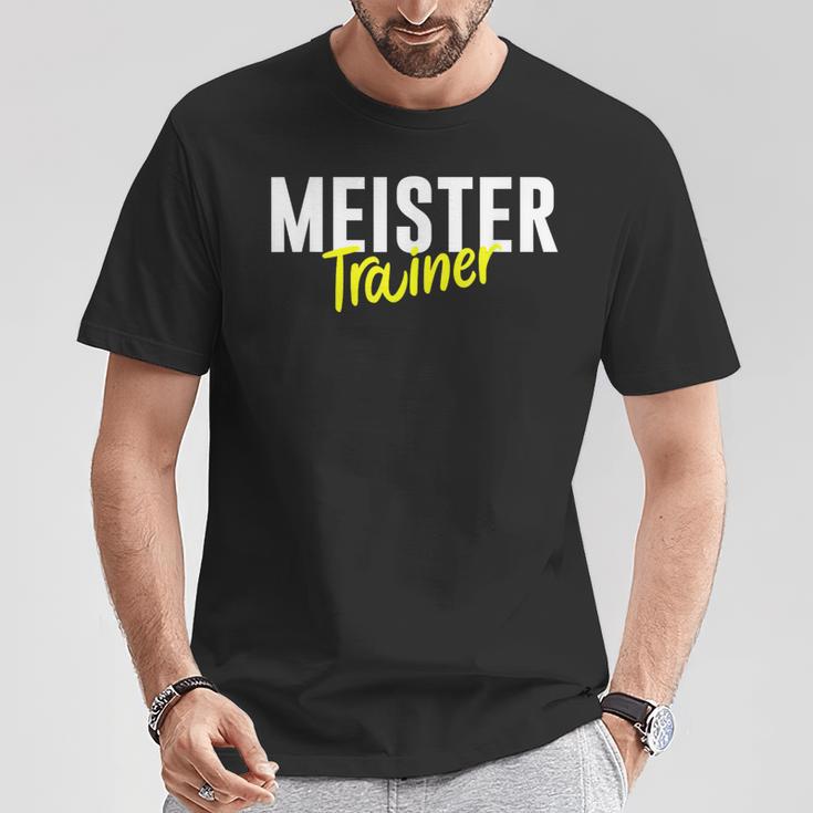 Meister Trainer Coach Football S T-Shirt Lustige Geschenke