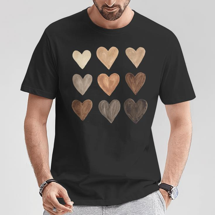 Melanin Hearts Social Justice Equality Unity Protest T-Shirt Unique Gifts