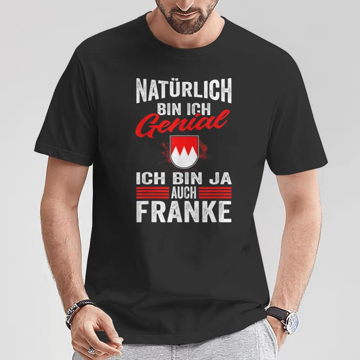 Men's Franke Franken Coat Of Arms Franke Middle Franken T-Shirt Lustige Geschenke