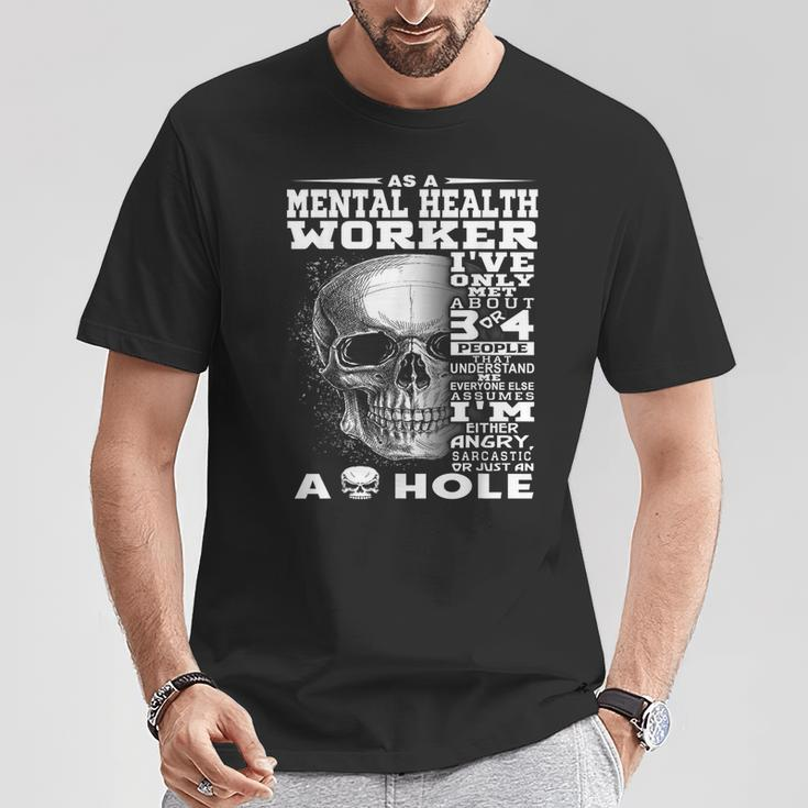 Mental Health Worker Job Title T-Shirt Unique Gifts