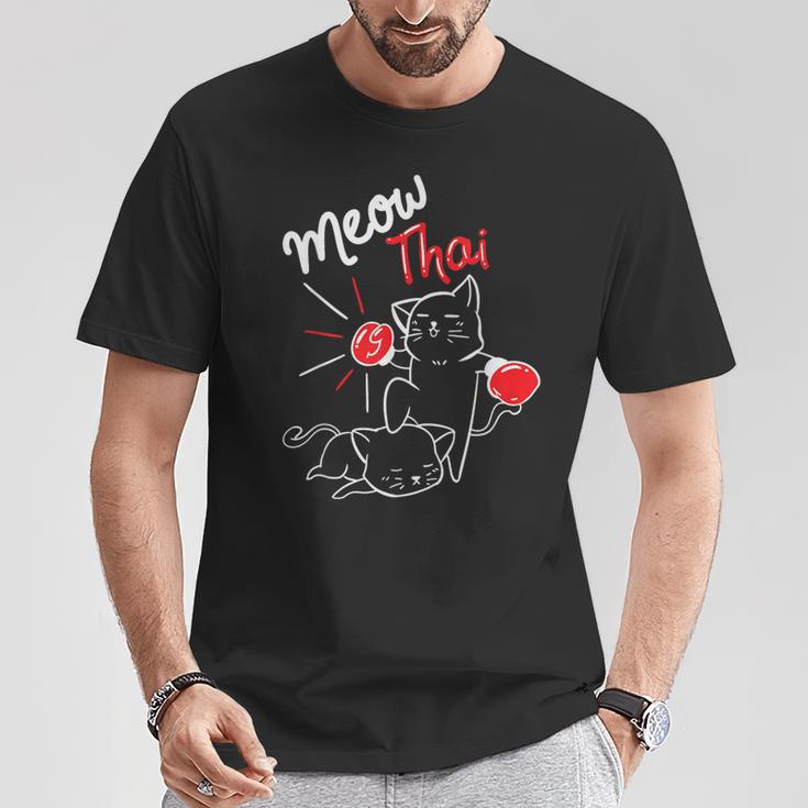 Meow Thai I Muay Thai Boxing I Muay Thai T-Shirt Unique Gifts