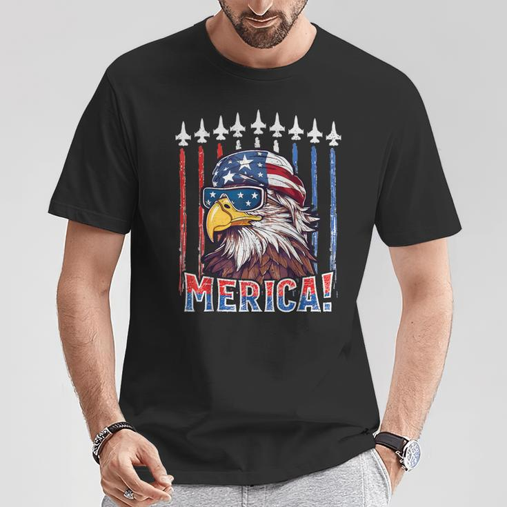 Merica Eagle 4Th Of July Patriotic Freedom Eagle Mullet T-Shirt Unique Gifts