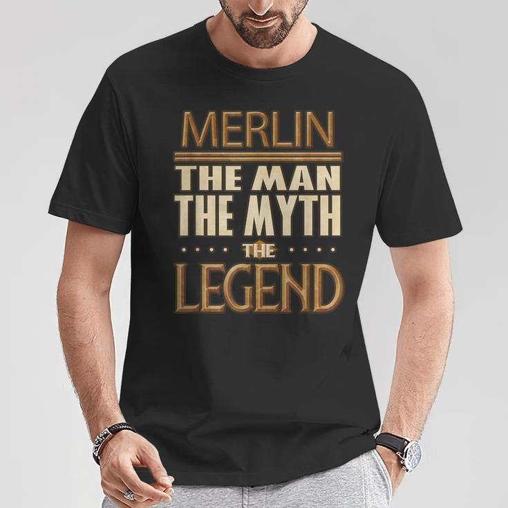 Merlin The Man The Myth The Legend T-Shirt Funny Gifts