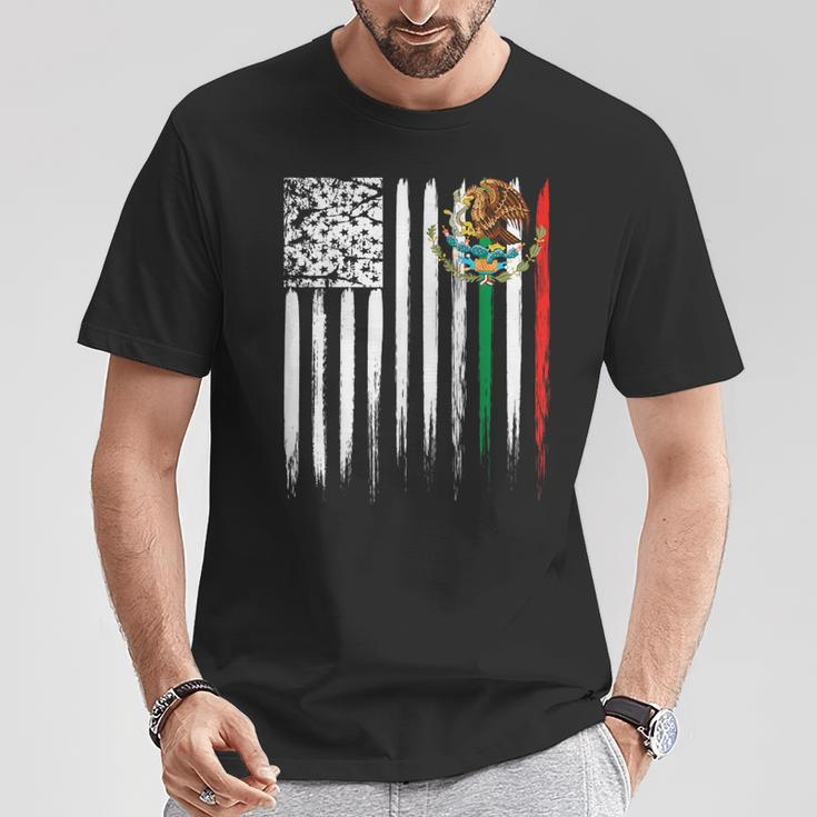 Mexican American FlagsT-Shirt Unique Gifts