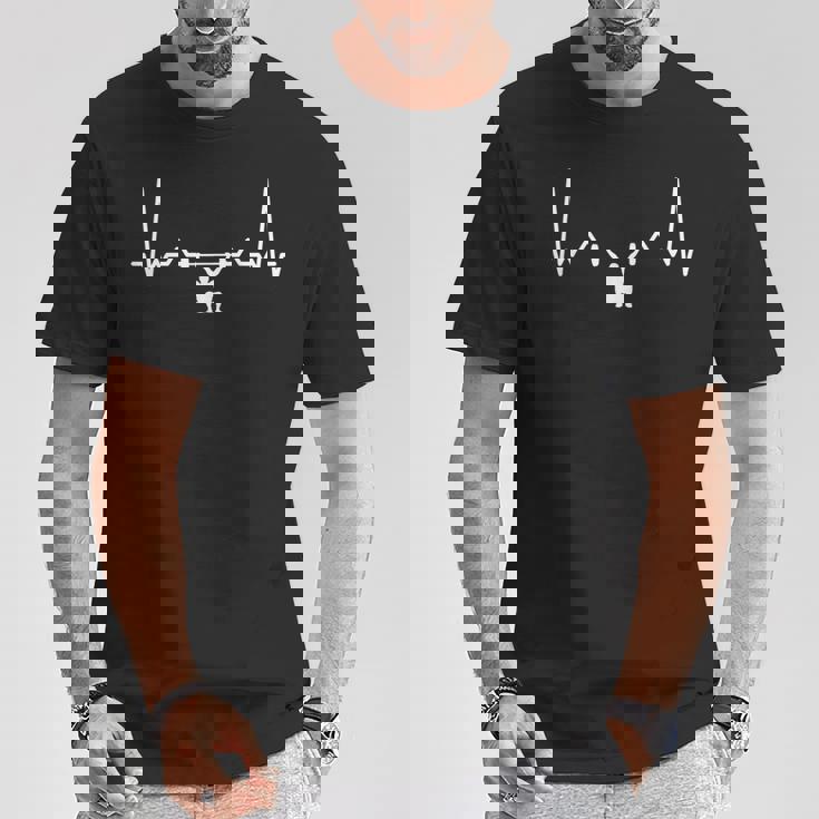 Mi Corazón Late Por El Levantamiento De Pesas Camiseta unisex Regalos divertidos
