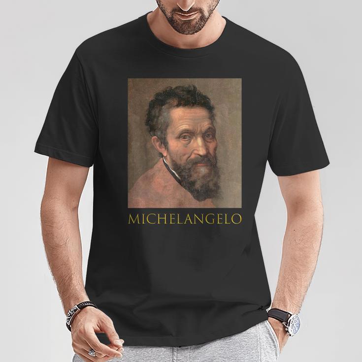 Michelangelo Italian SculptorPainter Painted Sistine Chapel T-Shirt Unique Gifts