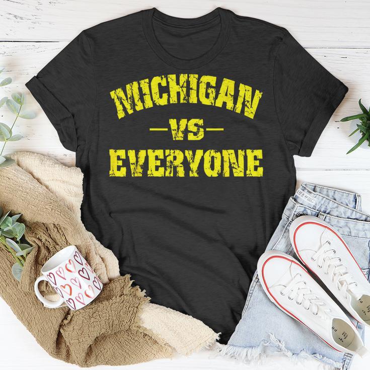 Michigan Vs Everyone Battle T-Shirt Unique Gifts