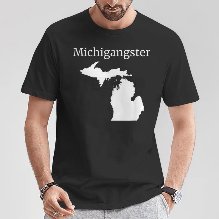 Michigangster Michigan T-Shirt Unique Gifts