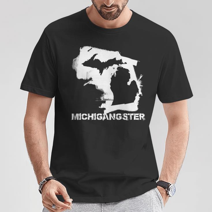 Michigangster Michigan T-Shirt Unique Gifts