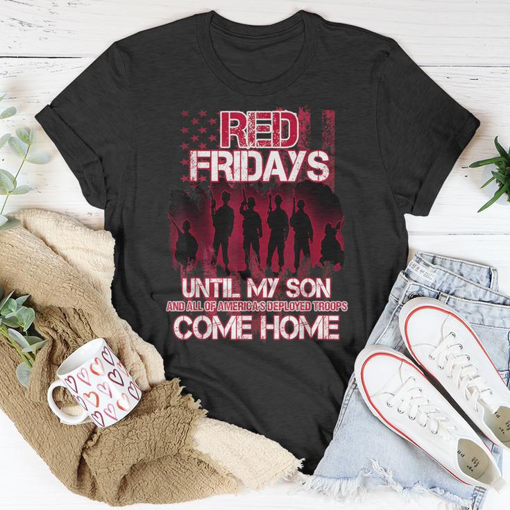 Military Red Friday Wear Red For Deployed Son T-Shirt Unique Gifts