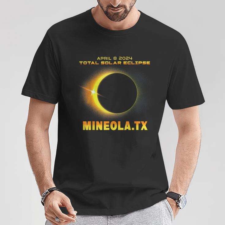 Mineola Texas Total Solar Eclipse 2024 T-Shirt Unique Gifts