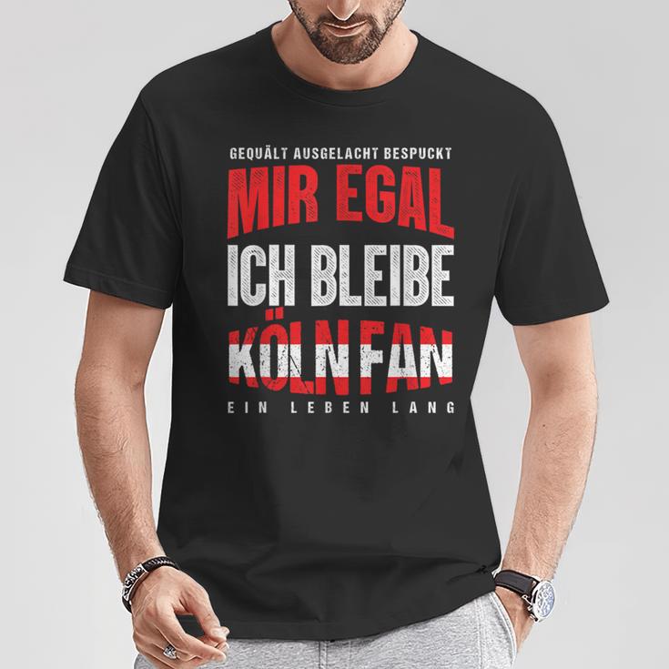 Mir Egal Ich Bleibe Köln Fan Football Fan Club Goal T-Shirt Lustige Geschenke