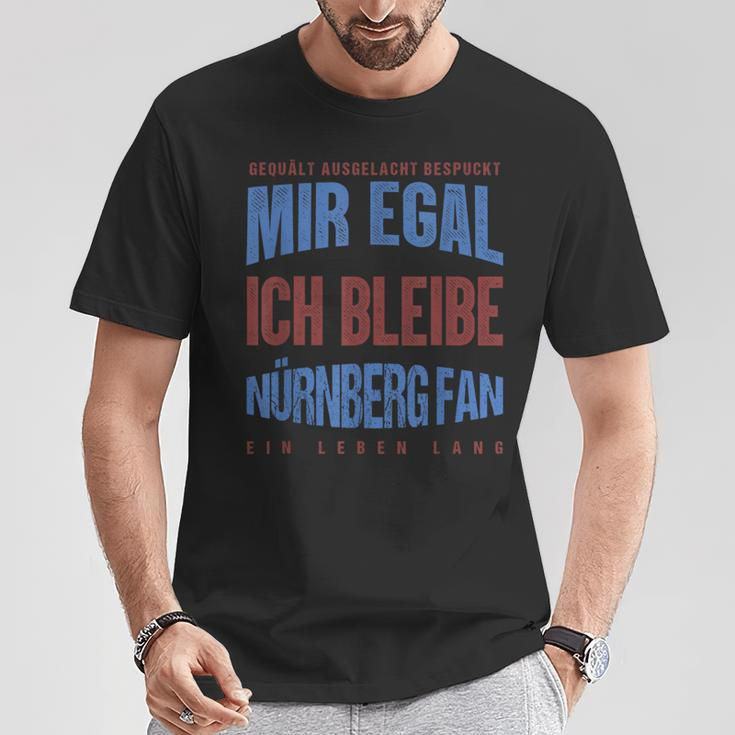 Mir Egal Ich Bleibe Nuremberg Fan Football Fan T-Shirt Lustige Geschenke