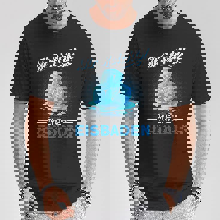 Mir Reicht Ich Geh Eisbaden Mir Reicht Ger Black S T-Shirt Lustige Geschenke