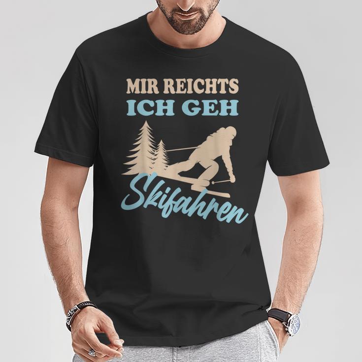 Mir Reichts Ich Geh Skiing Winter Sports T-Shirt Lustige Geschenke