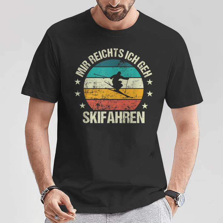 Mir Reichts Ich Geh Skiing Retro Skier Vintage Ski T-Shirt Lustige Geschenke