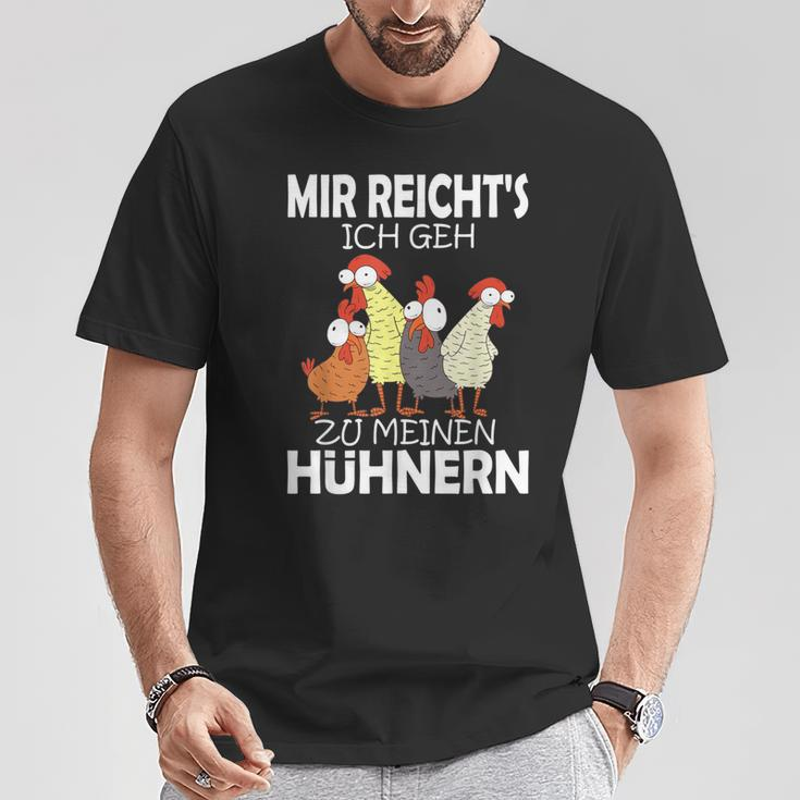 Mir Reichts Ich Geh Zu Meinen Hühnern Farmer T-Shirt Lustige Geschenke