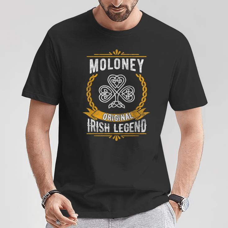 Moloney Irish Name Vintage Ireland Family Surname T-Shirt Funny Gifts