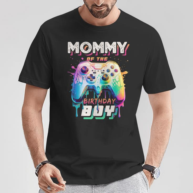 Mommy Of The Birthday Boy Matching Video Game Birthday Party T-Shirt Funny Gifts