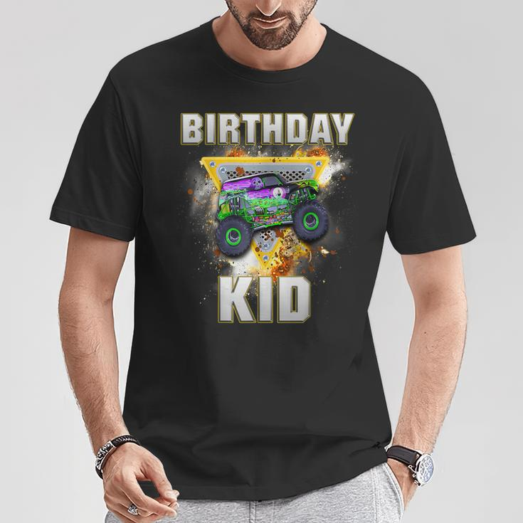 Monster Truck Birthday Kid Monster Truck Are My Jam Lovers T-Shirt Unique Gifts