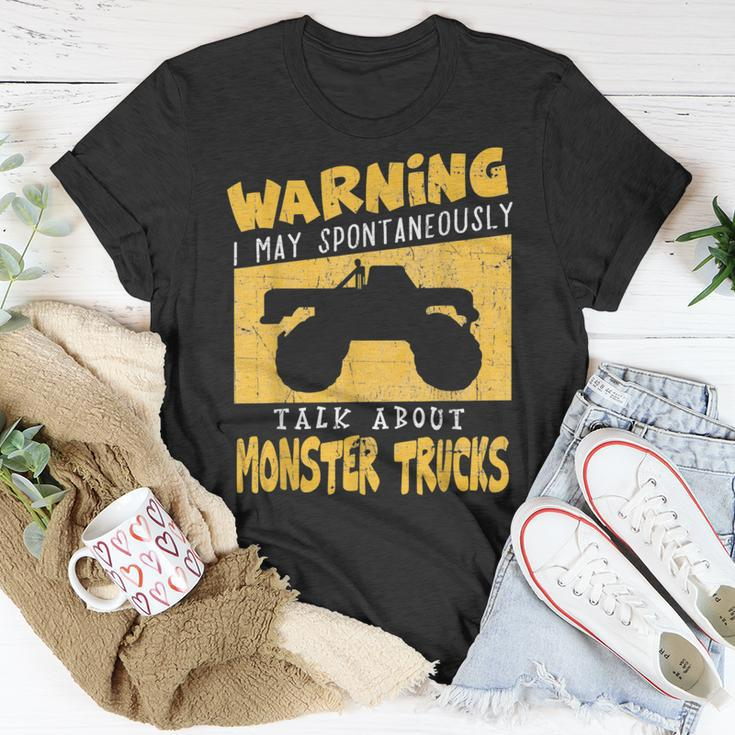 Monster TruckApparel For Big Trucks Crushing Car Fans T-Shirt Unique Gifts
