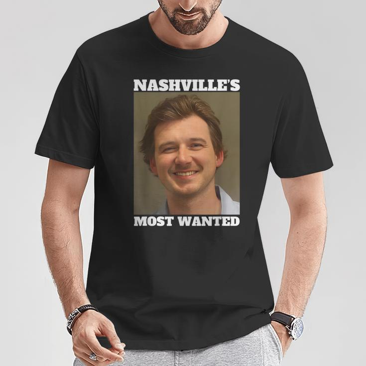 Morgan Hot Nashville's Most Wanted 2024 Shot Photo T-Shirt Unique Gifts