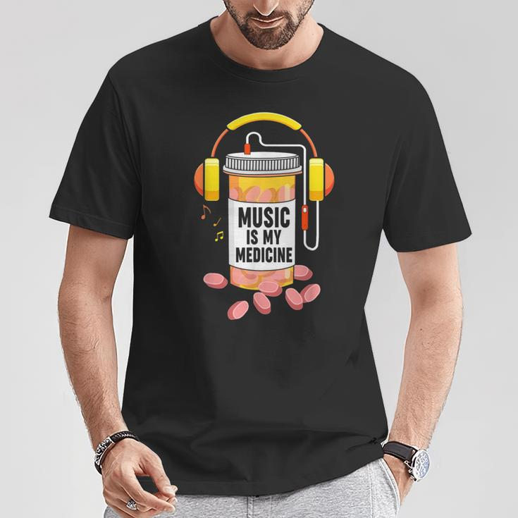 Music Is My Medicine Music Lover Quote T-Shirt Unique Gifts