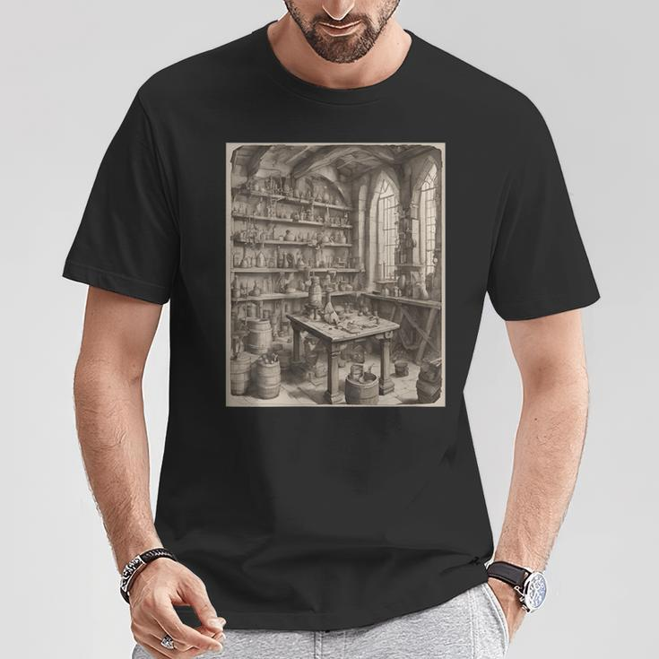 Mysterious Renaissance Alchemy T-Shirt Unique Gifts