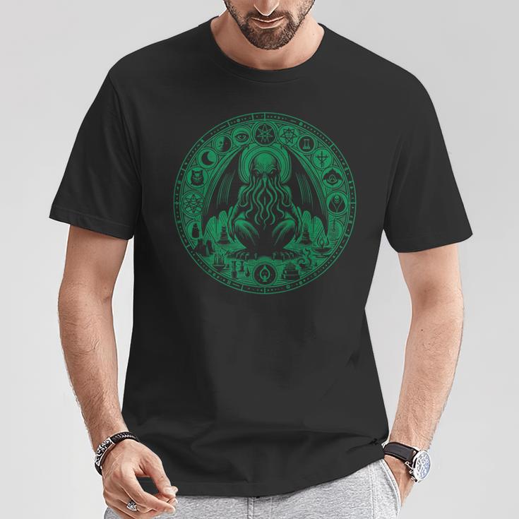 Mystischer Krake Cthulhu T-Shirt Lustige Geschenke