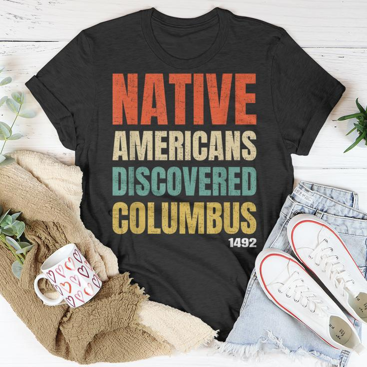 Native Americans Discovered Columbus T-Shirt Unique Gifts