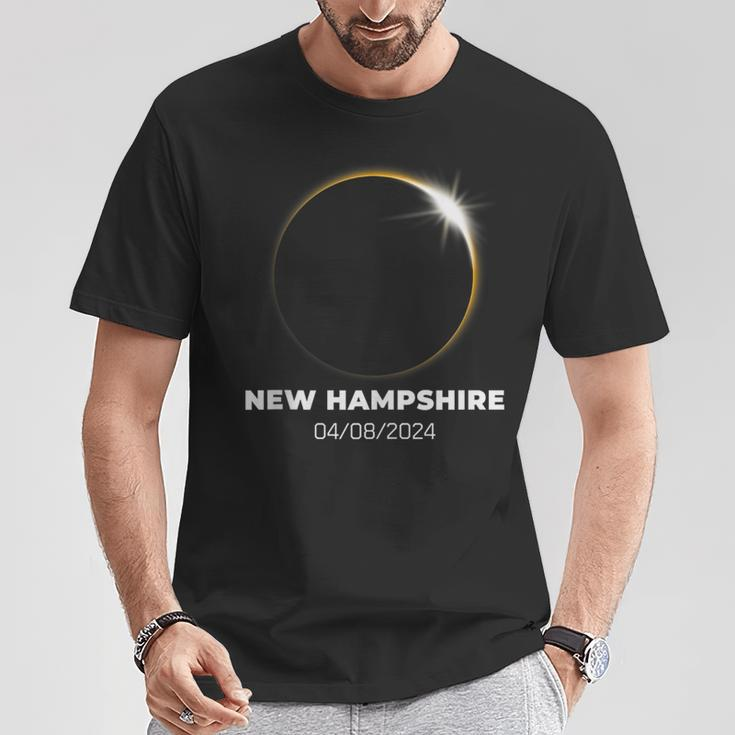 New Hampshire Total Solar Eclipse 2024 April 8 Totality T-Shirt Personalized Gifts