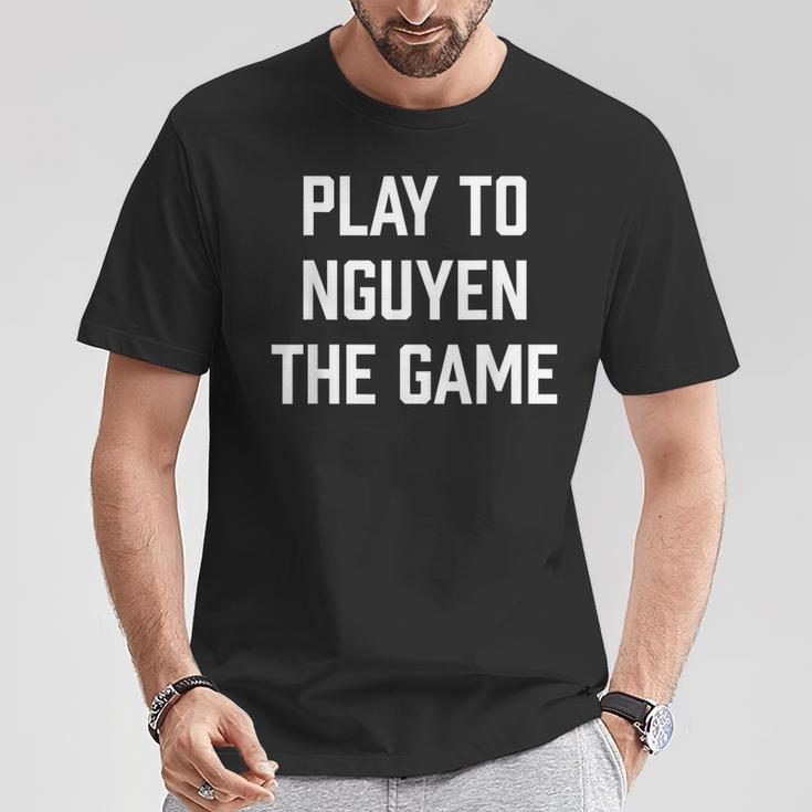 Nguyen Last Name Surname Vietnamese Pride T-Shirt Unique Gifts
