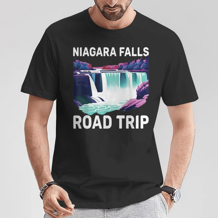 Niagara Falls Road Trip Souvenir Summer Vacation Niagara T-Shirt Unique Gifts