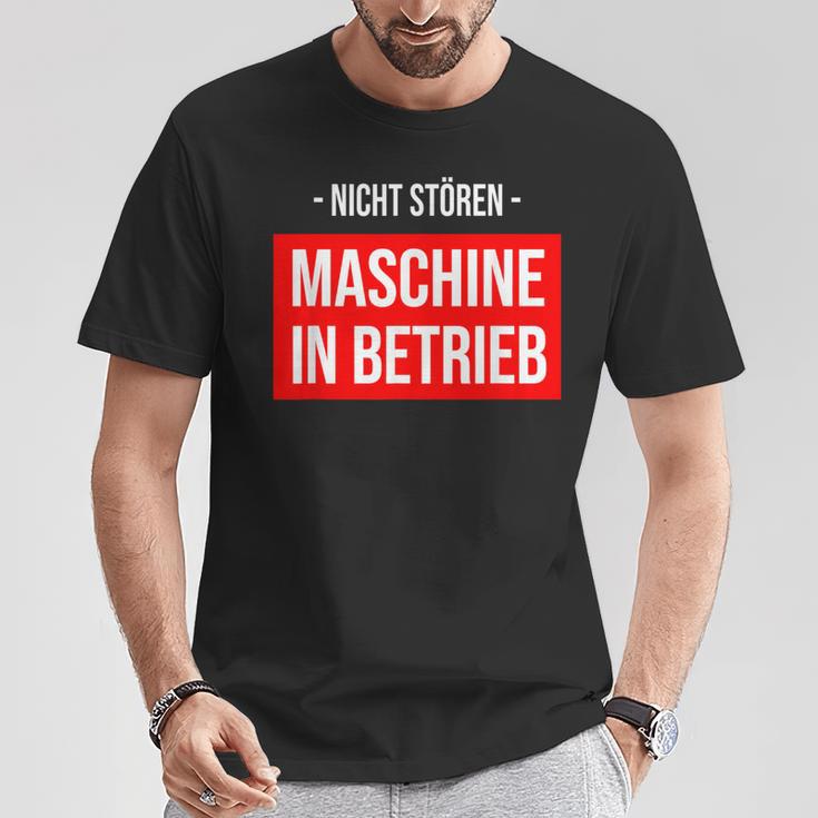 Nicht Stören Maschinen German Text T-Shirt Lustige Geschenke