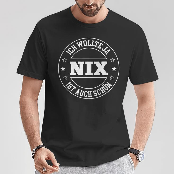 Nix Schenken Männer T-Shirt - Keine Idee Geburtstag Ich Habe Alles Schwarz Lustige Geschenke