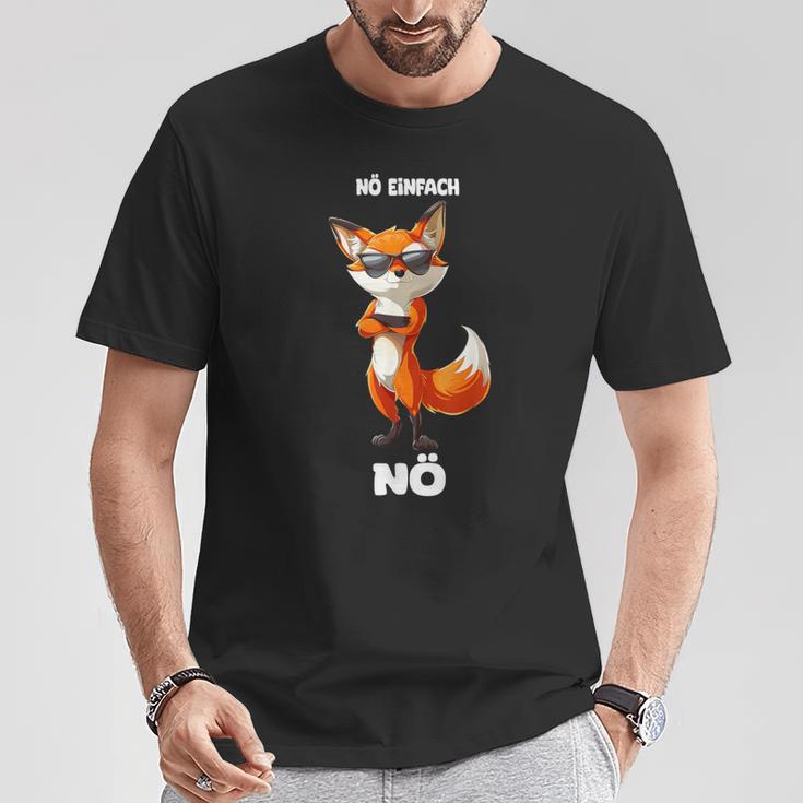 Nö Einfach Nö Fox T-Shirt Lustige Geschenke