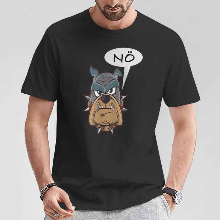 Nö Hund Statement Frosch I No Fun I Nein T-Shirt Lustige Geschenke