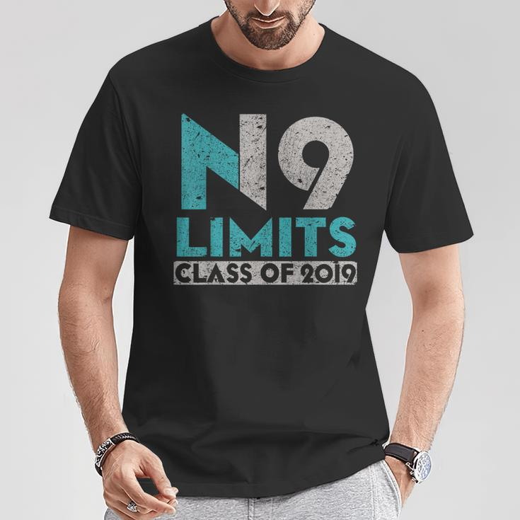 No Limits Class Of 2019 High School GraduationT-Shirt Unique Gifts