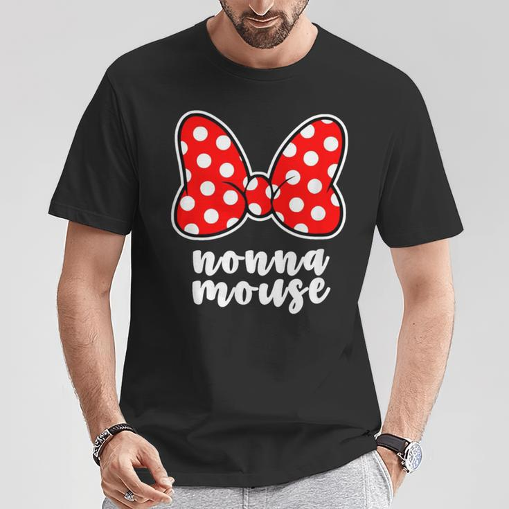 Nonna Mouse Family Vacation Bow T-Shirt Funny Gifts