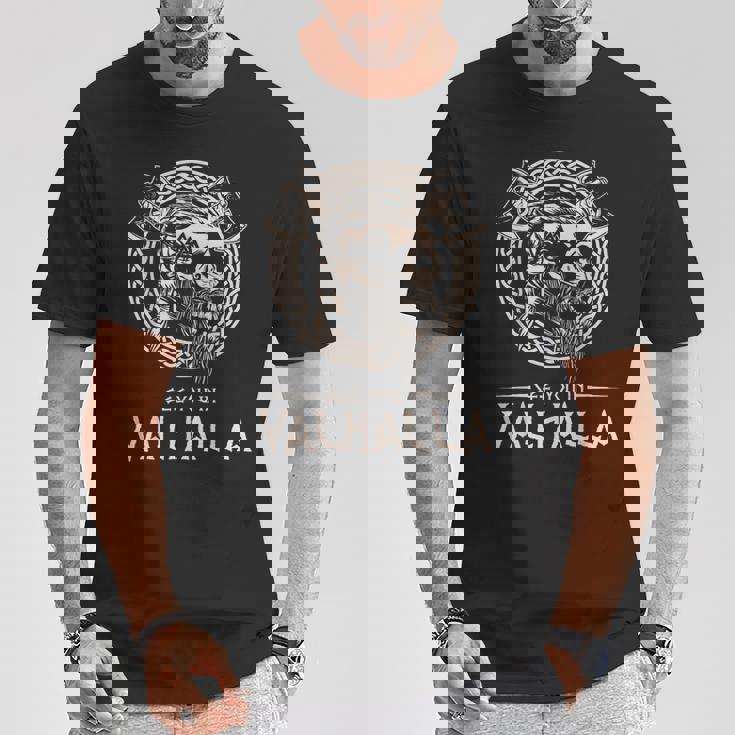 Nos Nos Vemos En Valhalla Viking Camiseta unisex Regalos divertidos