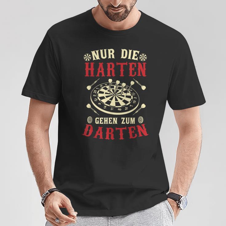 Nur Die Harten Gehzum Darten Dart T-Shirt Lustige Geschenke