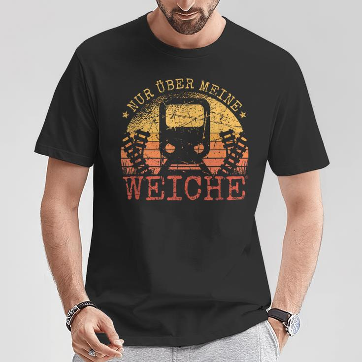Nur Über Meine Weiche Lokfahrer Railway S T-Shirt Lustige Geschenke