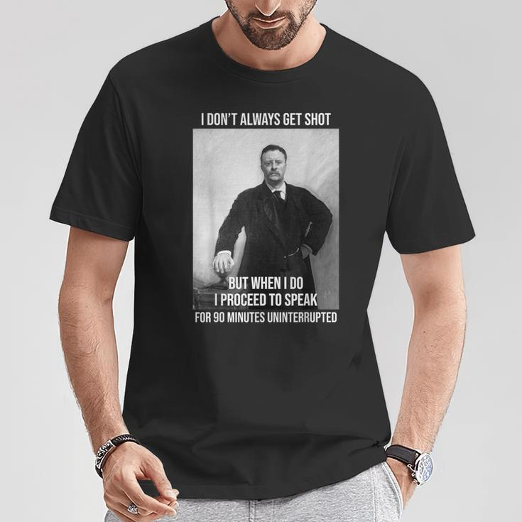 Theodore Roosevelt Political Buff Moose Party Teddy T-Shirt Unique Gifts