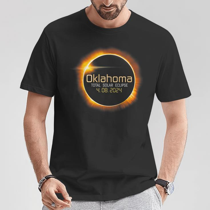 Oklahoma Solar Eclipse 2024 America Totality T-Shirt Unique Gifts