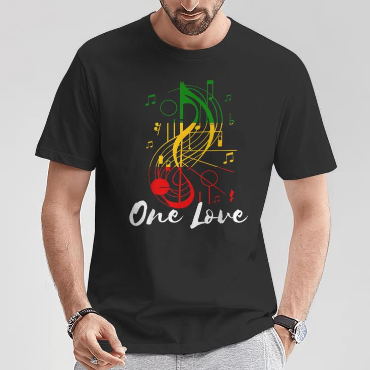 One Love Rastafarian Reggae Music Rastafari Roots Reggae T-Shirt Unique Gifts