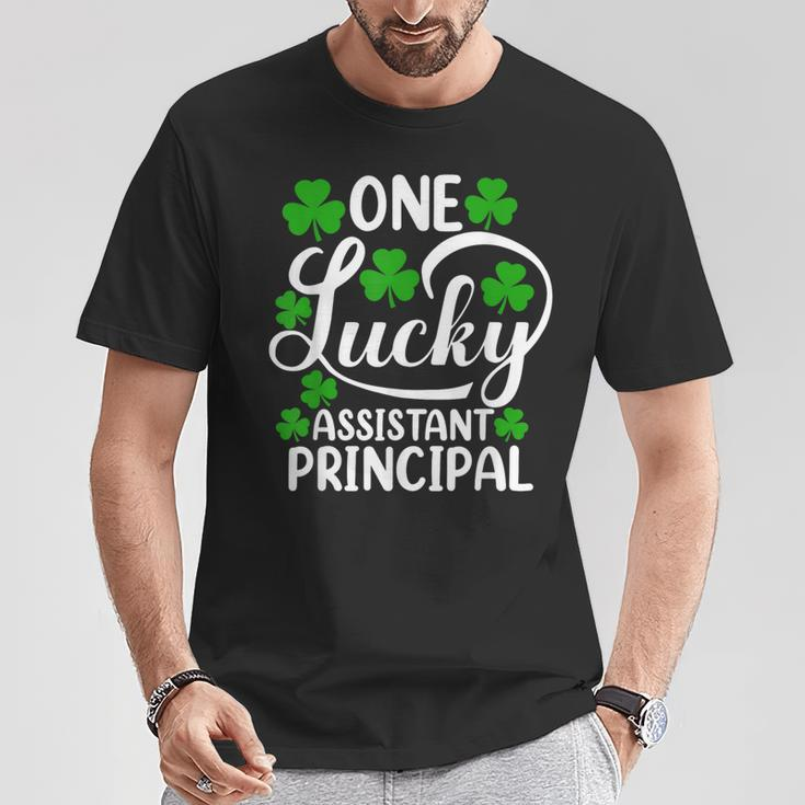 One Lucky Assistant Principal St Patrick's Day T-Shirt Unique Gifts