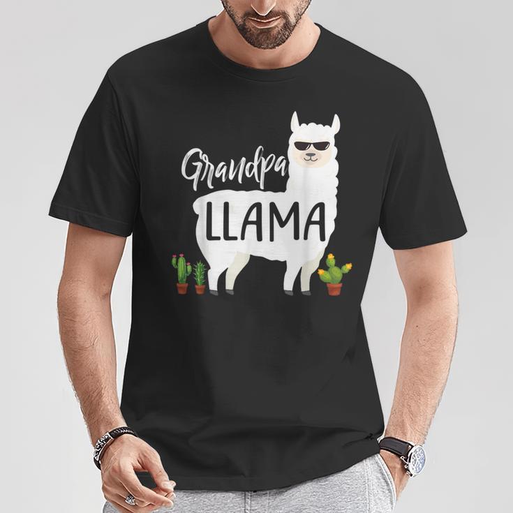 Opa Lama Geschenk Für Männer Papa T-Shirt Lustige Geschenke