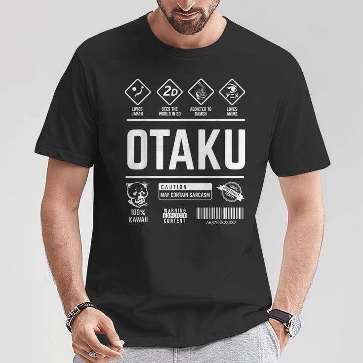 Otaku Slogan For Anime And Manga Fans T-Shirt Lustige Geschenke